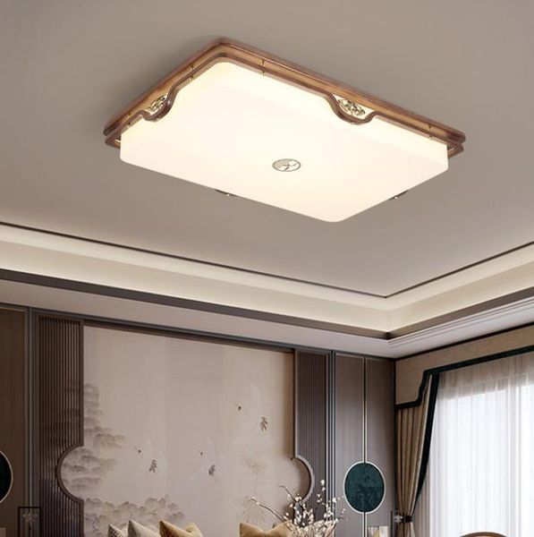 

ceiling lights chinese lamp wood art bedroom retro home lighting living room hall
