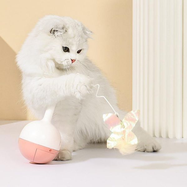 

cat toys pet electric tumbler funny indoor stick with various colors fun and easy to carry interactive toy