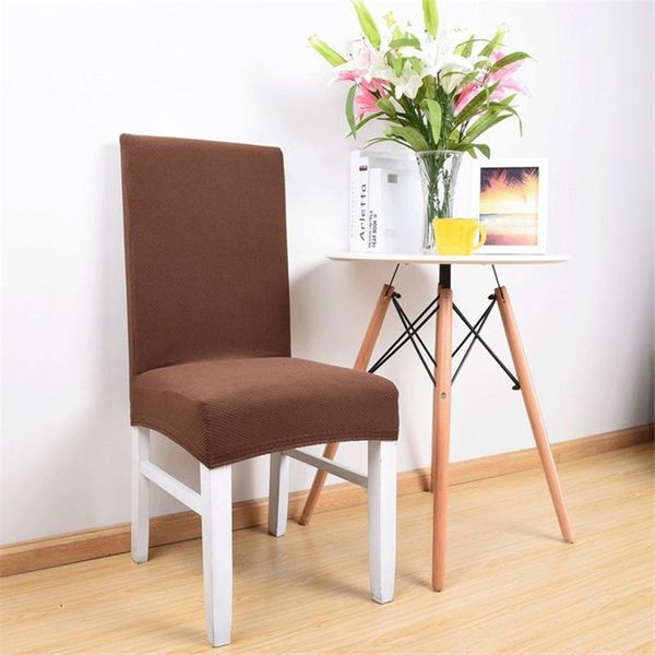 

high-short back style siamese fabric chair cover el home elastic solid color universal suede covers