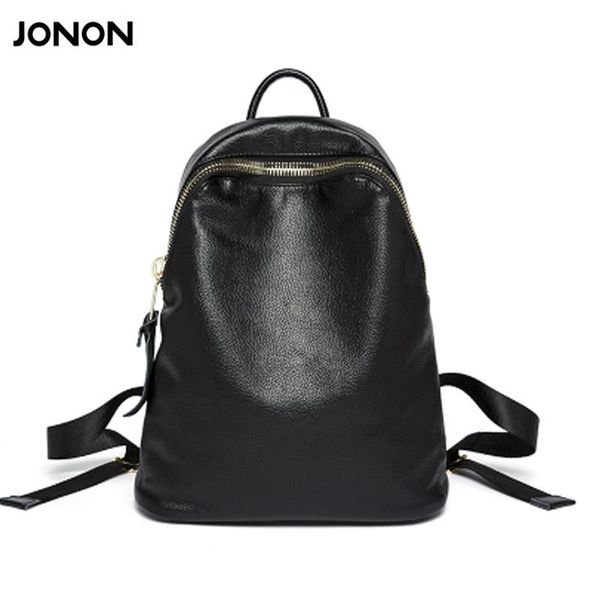 

outdoor bags jonon women genuine leather bag brand backpacks famous designer cow school for teenager girls travel backpack