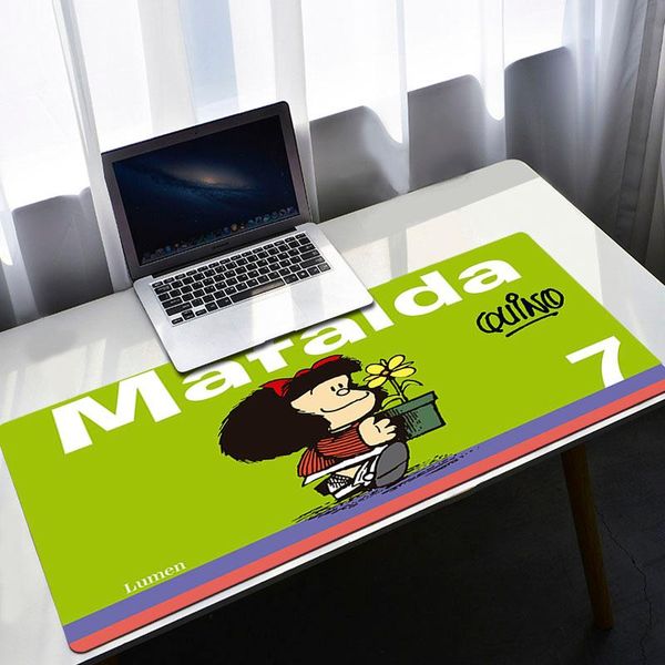 

mouse pads & wrist rests gaming mat xxl pad gamer mousepad anime mafalda office extended accessories table big deskmat