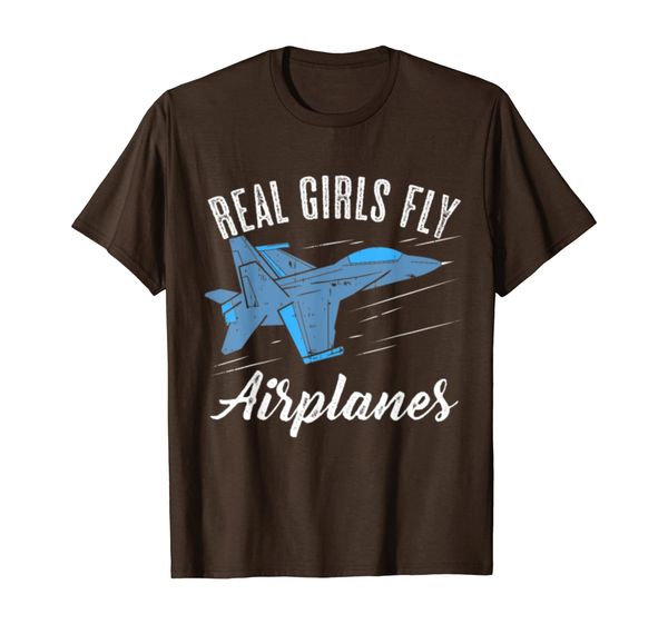 

girls fly airplanes funny aviation future pilot t-shirt, White;black