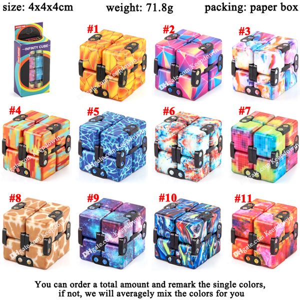 

infinity fidget cube pack toy stress and anxiety relief cool hand mini toys infinite fidgets spinner cubes for kids autism adhd
