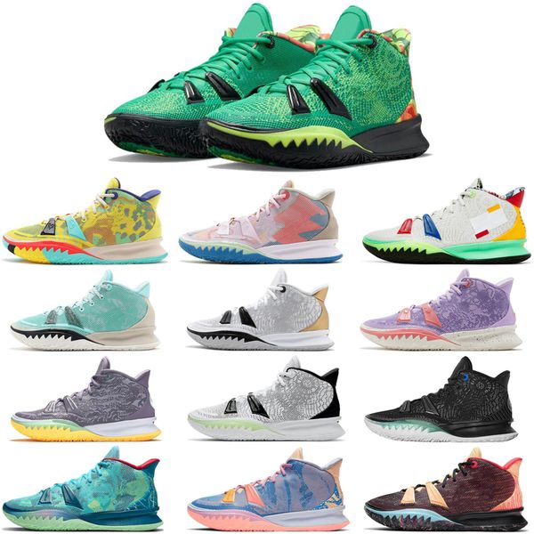 

7 7s men basketball shoes jumpman ikhet sisterhood midnight navy atomic orange cny mens trainers sports sneakers promotion