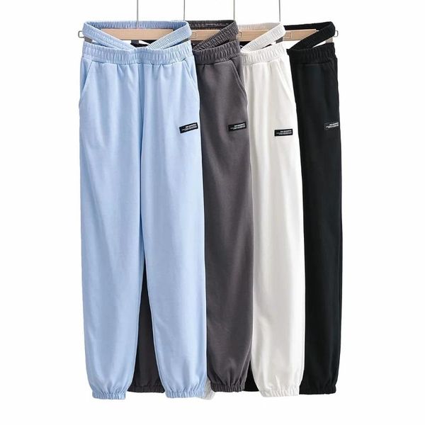 

women's pants & capris gothic women fall 2021 plus size streetwear, Black;white