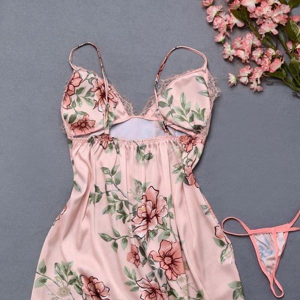 

pajamas fashion flower lace womens sleepwears lingerie temptation underwear jumpsuit nighty porno 8, Black;red