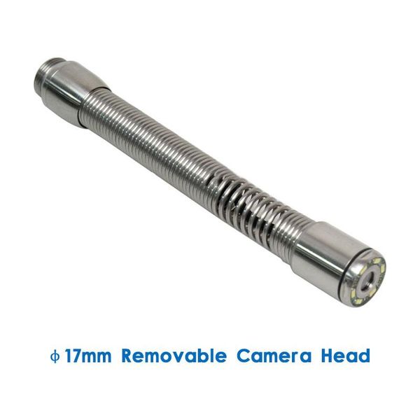 

cameras wopson 17mm long spring camera with 6pcs leds replacement for drain inspection system