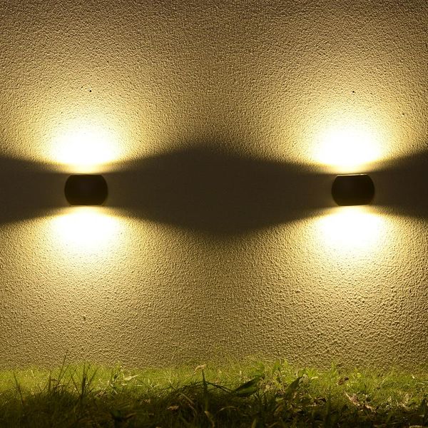 

outdoor wall lamps high class 2021 design 6w led light ip54 waterproof garden porch lights back yard decoration lighting lamp