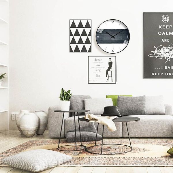 

wall clocks nordic decorative large digital electronic watches alarm clock 3d work home living room decoration my melody modern decor