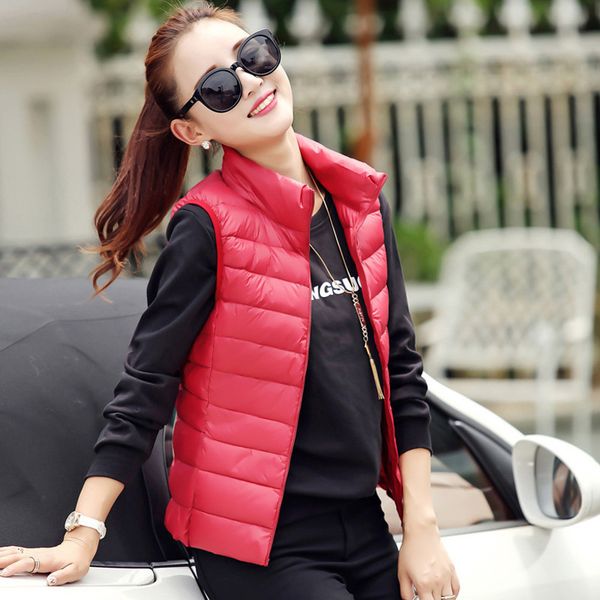 

vests 2021 lightweight vt white duck vt down et women's plus size, Black;white