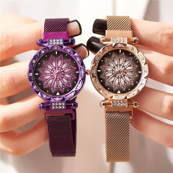 

wristwatches wokai fashion quartz movement 38mm shshd women stainless steel mesh rose gold waterproof ladies watch drop, Slivery;brown