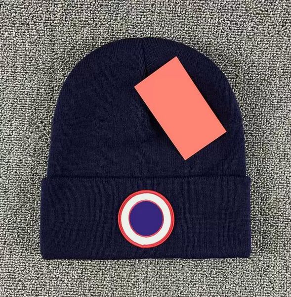 

2021 sale men beanie luxury knitted hat gorros bonnet canada knit hats classical sports skull caps women casual outdoor goose bea, Blue;gray