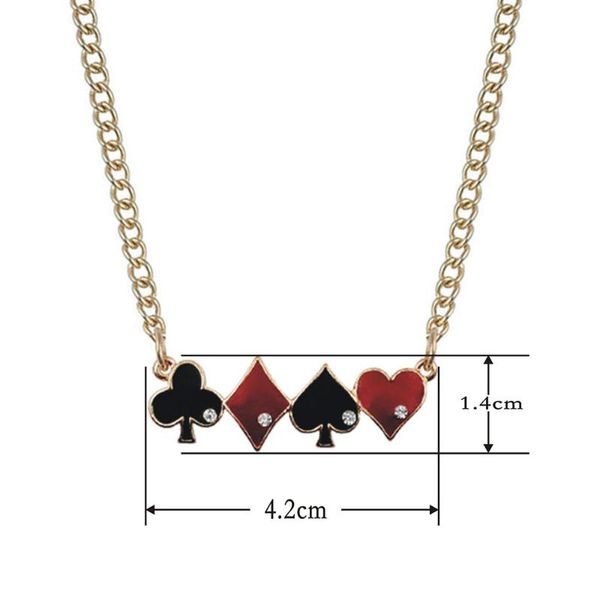 

pendant necklaces necklace infinity love quinn poker heart spade club charm, Silver