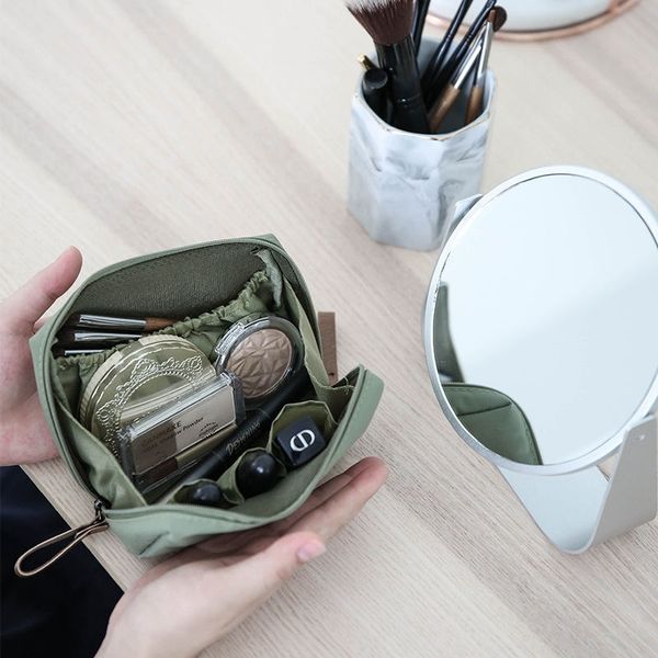 

make-up bag for women portable cosmetics and lipstick compact mini model 210729