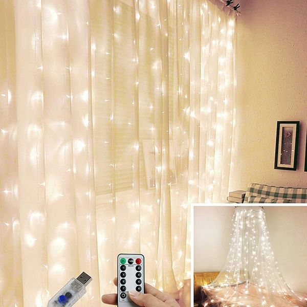 

strings christmas lights waterfall outdoor decoration 1m300cm droop led curtain string party garden eaves warm