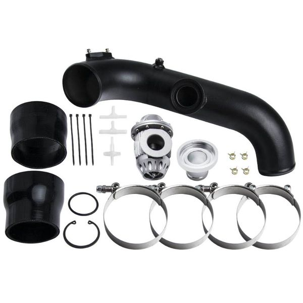 

manifold & parts 1 set black 3" bov blow off valve pipe piping kit for e87 135i e90 335i n54