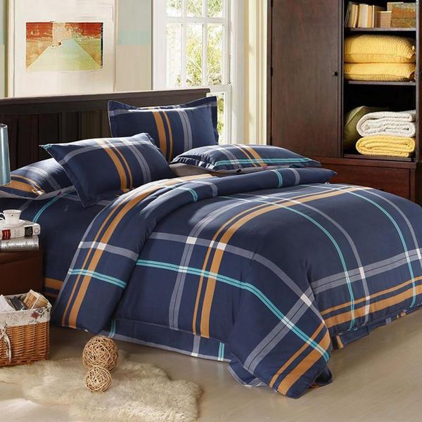 

size bedding bed cover pillow household set printed aloe cotton home textile sheet simple style 4pcs sets