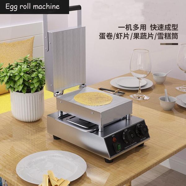 

bread makers electric egg roll crispy omelet mold crepe baking waffle pancake machine cake pan non-stick ice cream cone maker