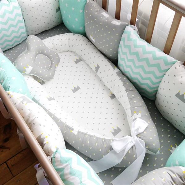 

baby cribs 80*50cm nest bed portable crib travel infant toddler cotton cradle for born bassinet