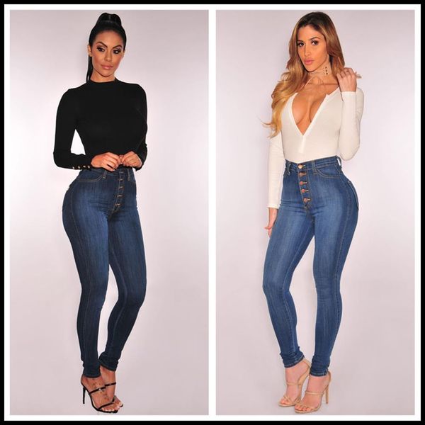 

high waist plus size womens short jeans fashion stretch slim denim pencil pants spring and autumn trousers s 4xl, White;black