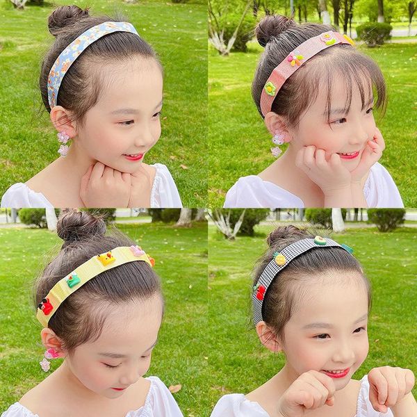 

hair accessories children posting headbands baby magic stick tire cute girls hairbands little girl posted lead hoop bang accesorios, Slivery;white