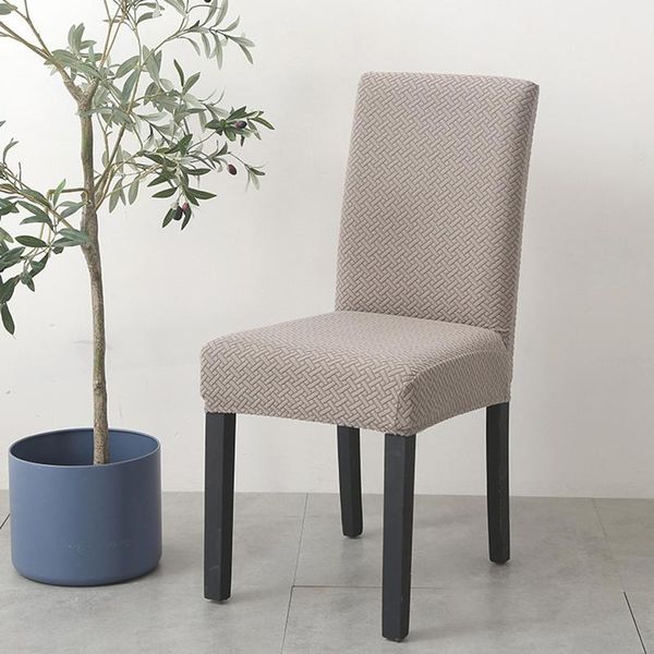 

chair covers 1/2/4/6pcs dining cover jacquard spandex slipcover protector case stretch kitchen seat el banquet elastic