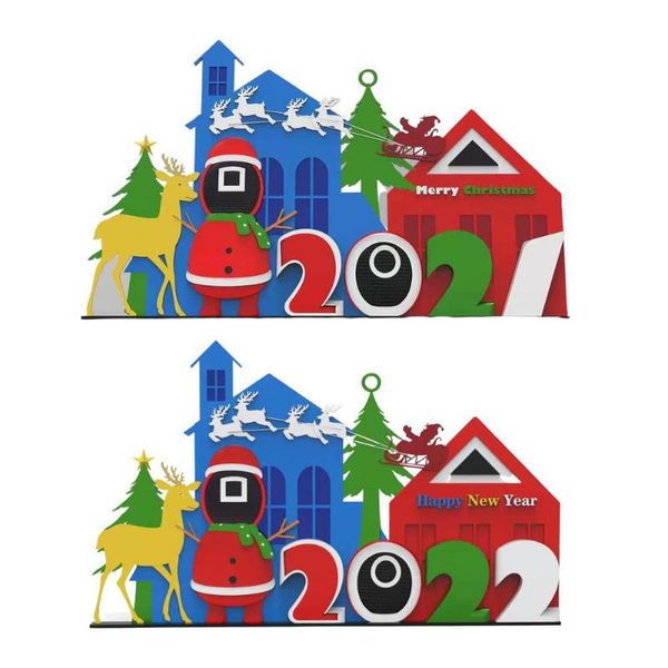 

christmas decorations 2021 ornaments creative santa claus reindeers review welcome 2022 gifts for friends family kids