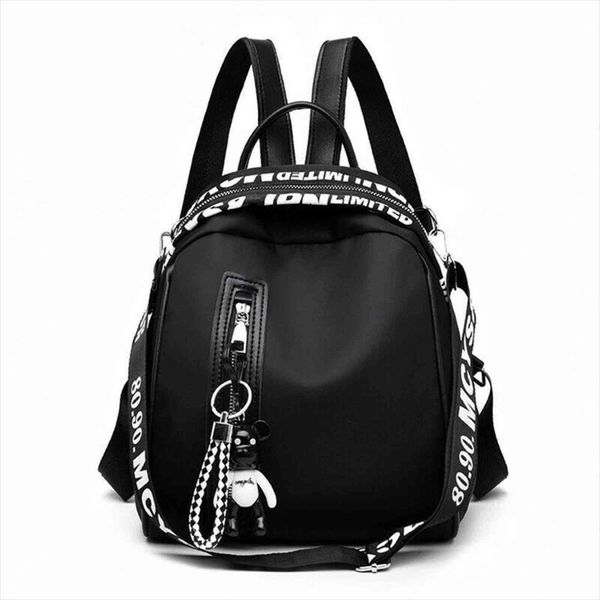 

style fashion women solid zipper oxford school backpack lady portable travel satchel rucksack shoulder bag tote