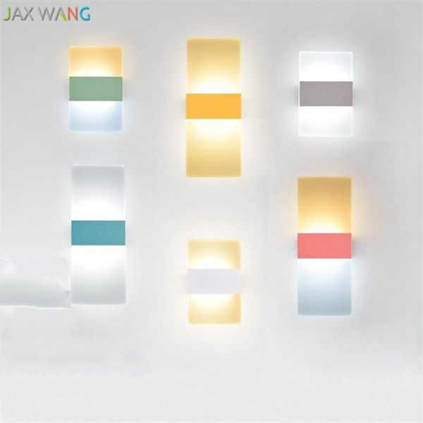 

wall lamp jw nordic modern macarons acrylic light for living room bedroom bedside corridor staircase background decoration