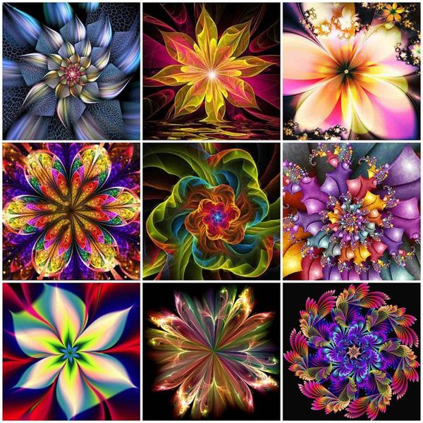 

diamond painting evershine flower full square rhinestone embroidery sale cross stitch mosaic layout diy hobby needlework