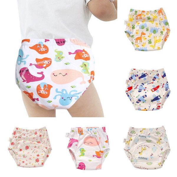 

cloth diapers baby cotton training panties reusable diaper cover washable nappies infants children underwear nappy changing