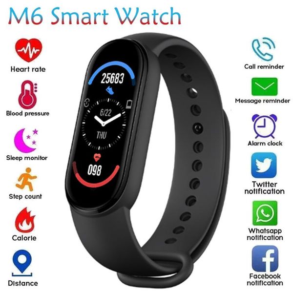 

sport pedometer fitness tracker smart watch heart rate bracelets men women band wristbands