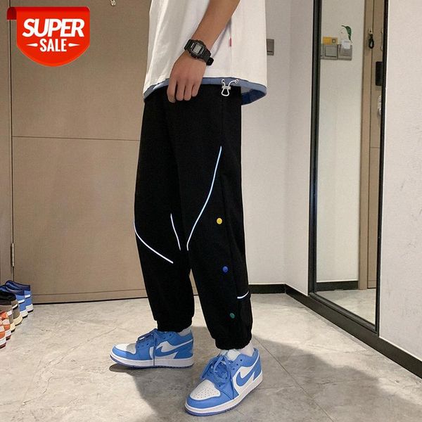 

yemi fashion|hong kong style reflective side breasted pants men's loose cropped trendy sportswear #cp4x, Black