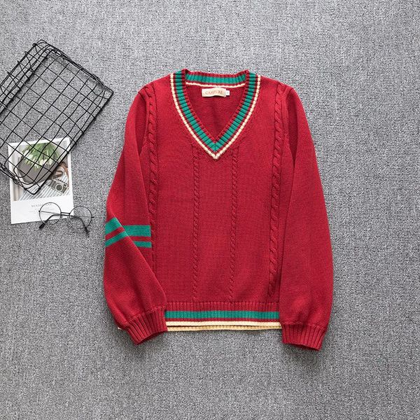 

women's sweaters christmas style cute knitted loose long sleeve sweater vest pullovers fall,winter jk girls japanese school uniform, White;black