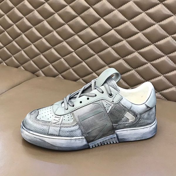 

2021ss luxury designer men sneakers fashion real leather platform shoes outdoor sport flat casual party wedding shoes with box, Black