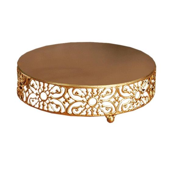 

gold wedding dessert tray cake stand candy display plate for cupcake pan party supply other bakeware