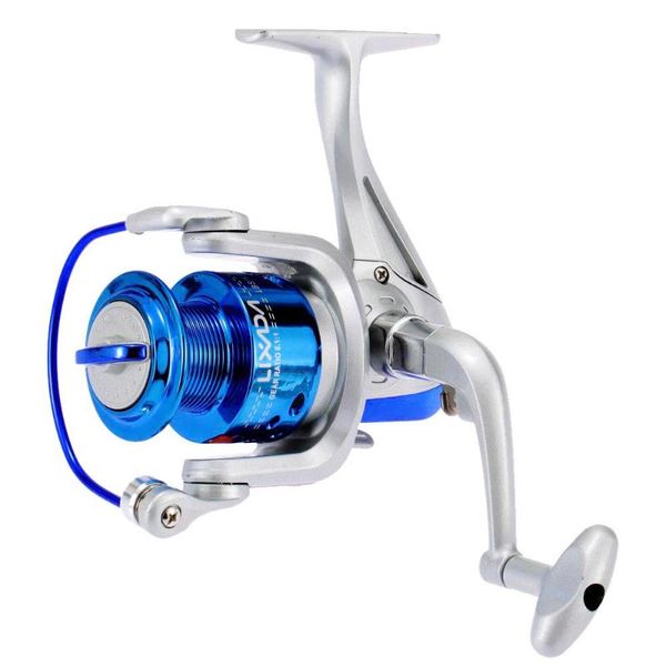 

lixada metal fishing reel 8bb ball bearings left/right interchangeable collapsible handle spinning st4000 5.1:1 baitcasting reels