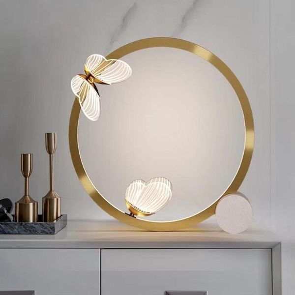 

wall lamps modern led lamp bedroom livingroom sconces cute butterfly acrylic loft decoration luminaire drop surface mount