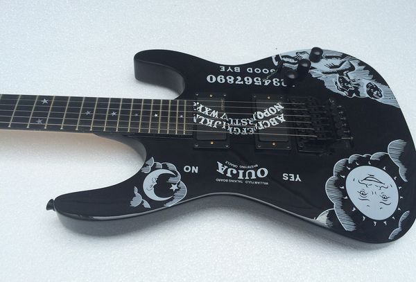 

electric guitar mahogany ,can customize inlay star moon