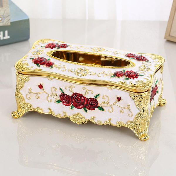 

high-end european-style ktv el paper pumping box tissue plastic tray for home and car boxes & napkins