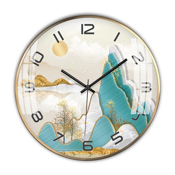 

personalised nordic design wall clock modern luxury large creative silent reloj pared bedroom decoration ei50wc clocks