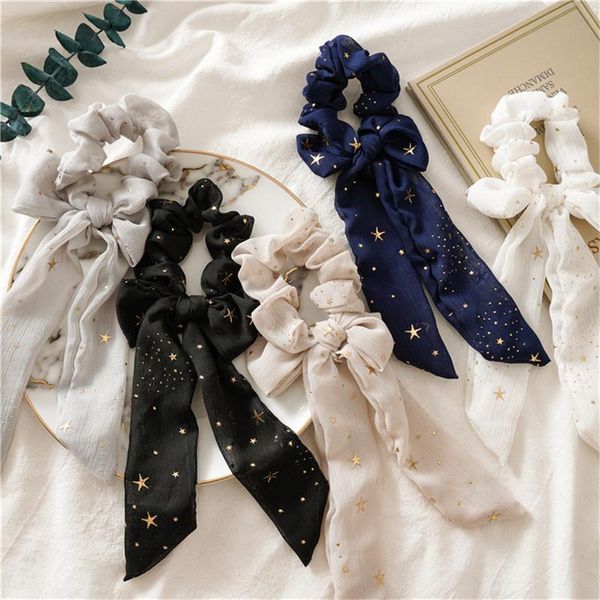 

hair accessories ruoshui woman star spring scrunchies women elastic hairband girls ties headwear rope