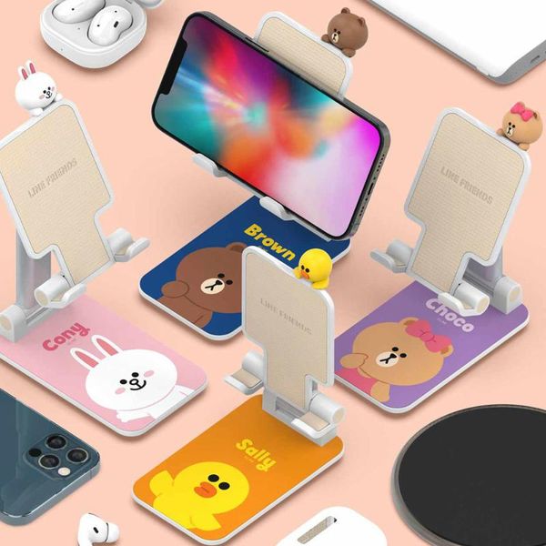 

cell phone mounts & holders korean brown bear kenny mobile stand flat lifting bracket lovely cartoon doll holder