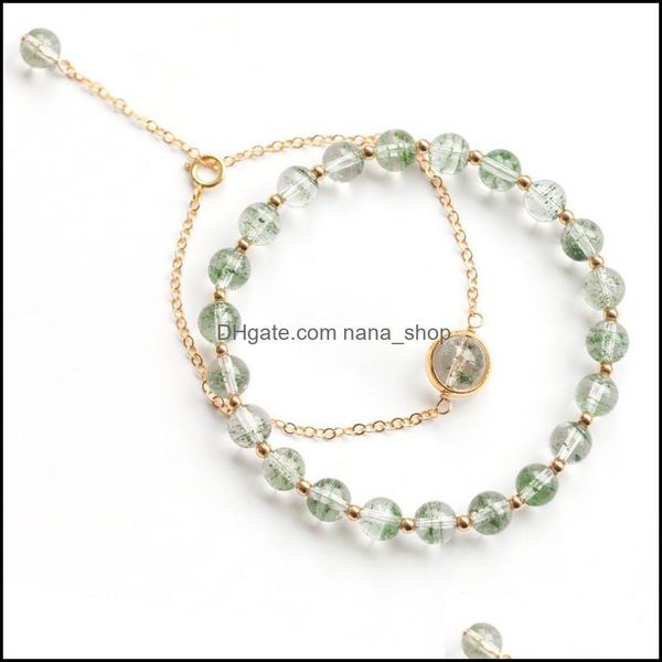

other fashion accessories natural green ghost womens sen seri small frh bracelet 14k gold do not fade drop delivery 2021 f3xqf, Silver