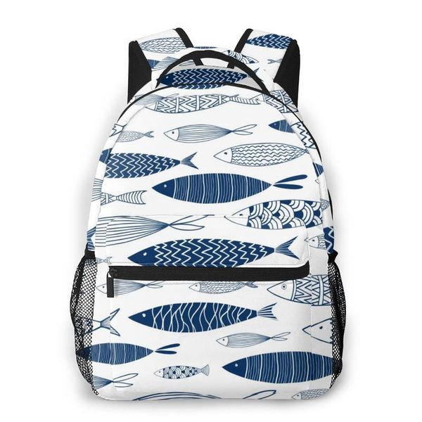 

backpack women fashion male travel mens bag large lapshopping ornamental fish