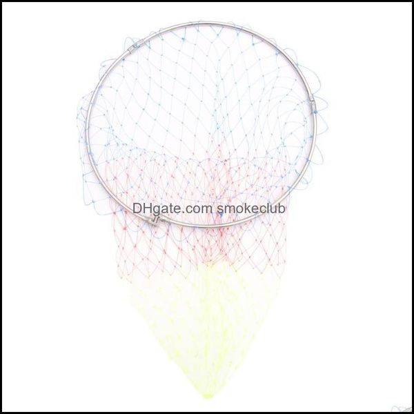 

sports & outdoorsstainless steel fishing net special heads foldable tear-resistant saage portable aes aessories drop delivery 2021 0qaon
