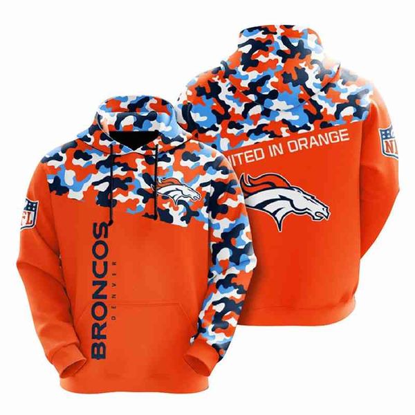 

camouflage men's football printed loose sweater 3d hoodie, Black