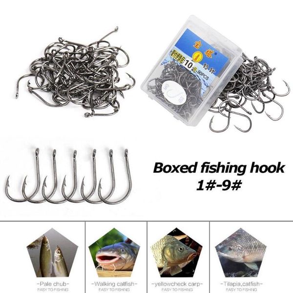 

fish hook saltwater water carp fishing hooks rig fishhoos tackle bait h4i6