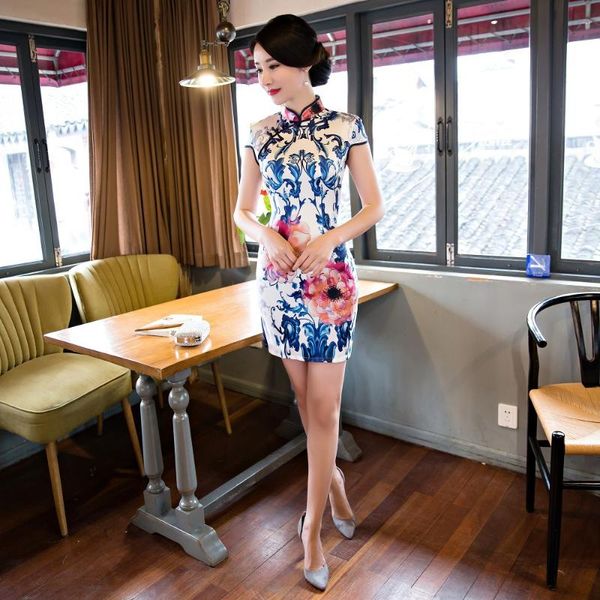 

chinese style dress cheongsam skirt qipao ethnic clothing, Red