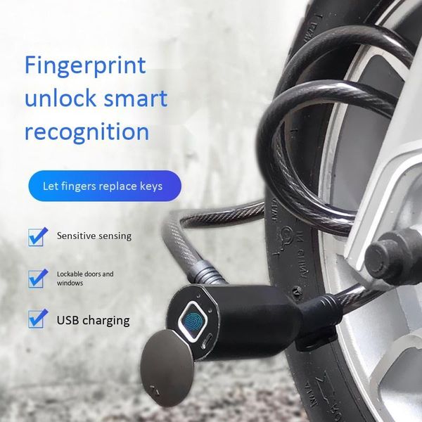 

bike locks lock bluetooth fingerprint anti-theft waterproof fingerprint+app control for bicycle motorcycle